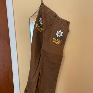 High waisted dollskill khaki no bad days 70s pants